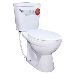 Sanitary ware 2-PIECE TOILET KARAT K-22946X-S-WK 4.8L WHITE sanitary ware toilet สุขภัณฑ์นั่งราบ สุขภัณฑ์ 2 ชิ้น K-22946
