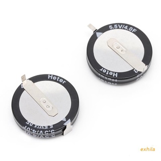 Exhila ตัวเก็บประจุสมาร์ท 4.0F 5.5 V Super Capacitor H-Type 2 ชิ้น