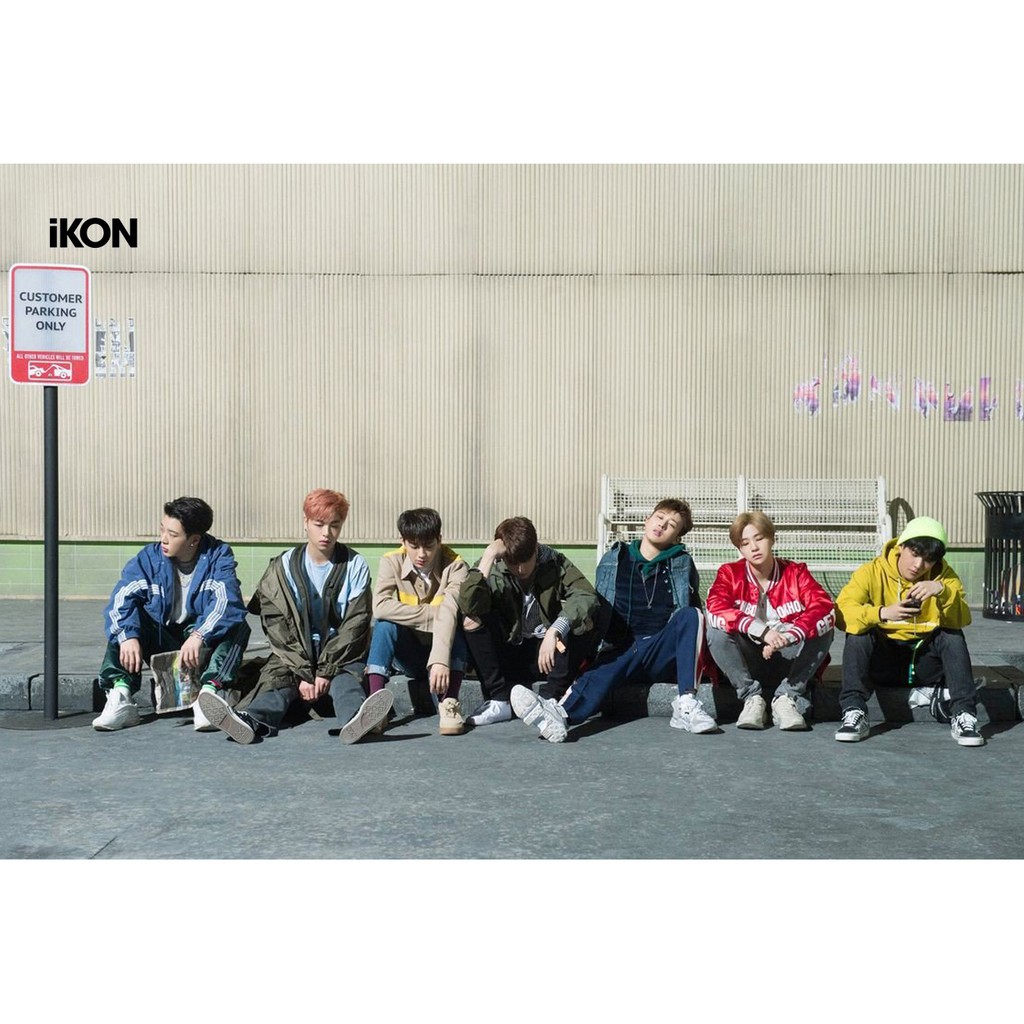 โปสเตอร์-รูปถ่าย-บอยแบนด์-เกาหลี-ikon-poster-24-x35-inch-korea-boy-band-k-pop-hip-hop-v5