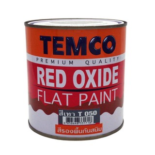 Temco สีรองพื้นกันสนิมเทา ขนาด1/4แกลลอน