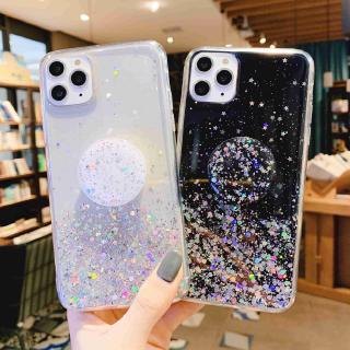 OPPO F7 A71 A77 F3 A37 A59 F1S A59 A39 A57 A79 F5 F9 Realme 2 Pro A5S AX5S F7 Youth A3S A83 A1 Holder Shinning Soft Case