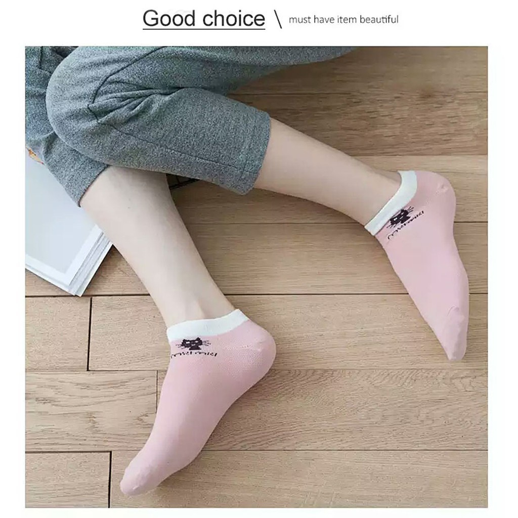 ภาพสินค้าถุงเท้าข้อสั้นผู้หญิง ถุงเท้าหมี หมีบราว 1แพ็ค มี10 คู่ คละสี ถุงเท้าเกาหลี จากร้าน ty_center บน Shopee ภาพที่ 6