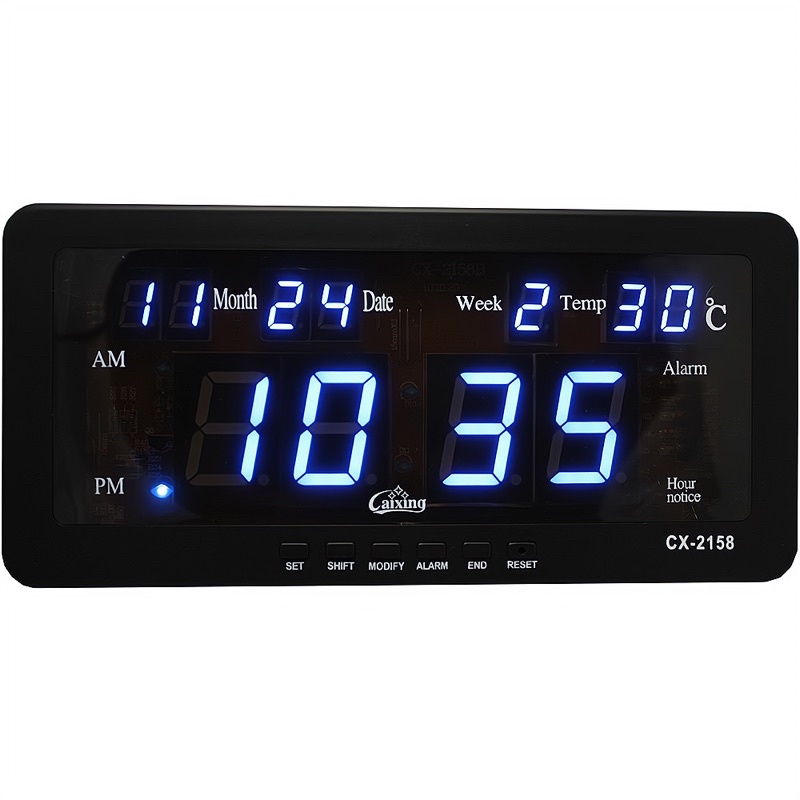 นาฬิกาดิจิตอล-cx2158-21-5x10-3x3cm-นาฬิกา-ตั้งโต๊ะ-led-digital-clock-นาฬิกาแขวน-นาฬิกาตั้งโต๊ะ