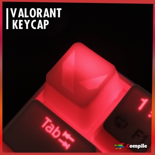 Keycap Valorant ปุ่มคีย์บอร์ดโลโก้วาโรแรน วัสดุแข็งแรง (อ่านรายละเอียดสินค้าก่อนสั่งซื้อ)