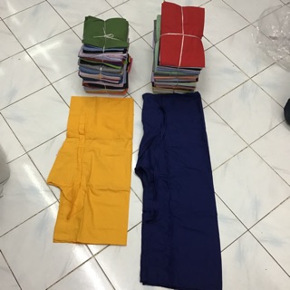 กางเกงชาวเล ผ้ารวมคละสี (ขายยกมัดมัดละ10ตัว)