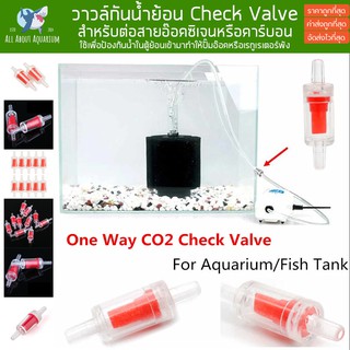 ภาพหน้าปกสินค้าวาล์วกันย้อน Check valve สินค้าพร้อมส่ง วาล์วกันน้ำย้อน น้ำย้อนเข้าไปในปั๊มลม กันย้อนco2 คาร์บอน กันย้อน ปลา สายกันย้อน ซึ่งคุณอาจชอบสินค้านี้