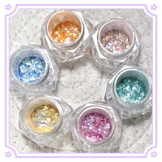 ✨Hot✨ผงกลิตเตอร์คริสตัลโอปอล กลิตเตอร์ 3D 14 สี สําหรับตกแต่งเล็บ 1 กล่อง