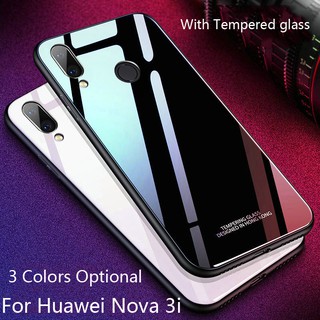 กระจกนิรภัย + TPU สำหรับ Huawei Nova 3i