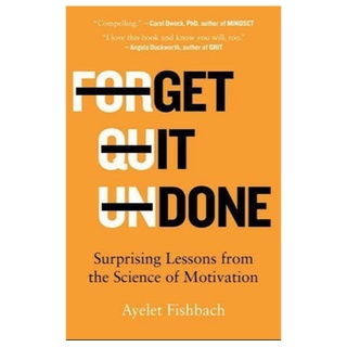หนังสือภาษาอังกฤษ Get It Done : Surprising Lessons from the Science of Motivation by Ayelet Fishbach