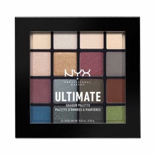 อายชาโดว์พาเล็ตต 16 เฉดสี NYX Professional Makeup Ultimate Shadow Palette #USP01 Smokey &amp; Highlight