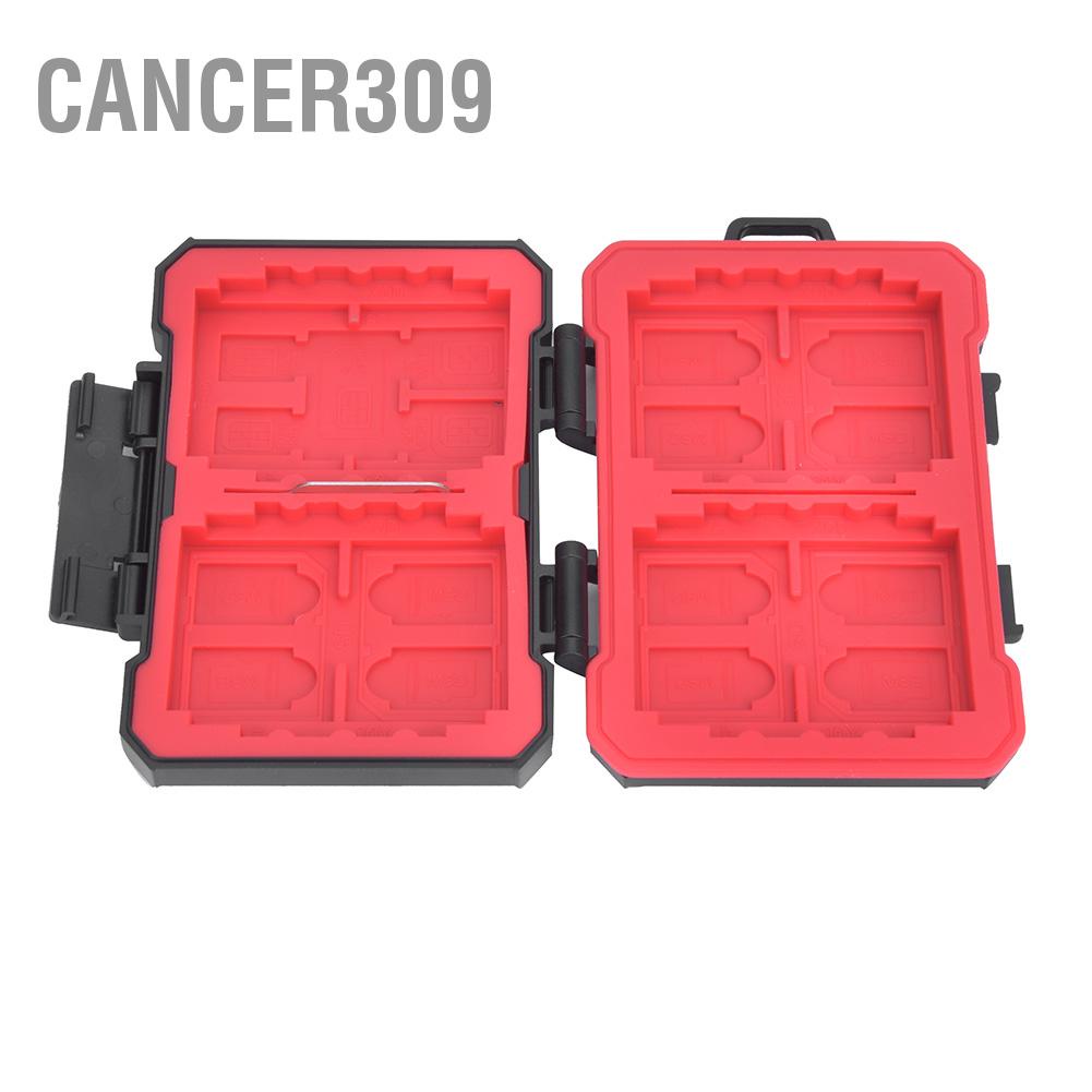 cancer309-lp-e8-black-drop-resistant-waterproof-camera-memory-phone-sim-card-storage-box-accessory