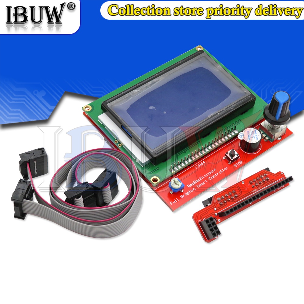 แผงควบคุมหน้าจอ-lcd-12864-12864-สําหรับเครื่องพิมพ์-3d-ramps1-4-1-ชิ้น