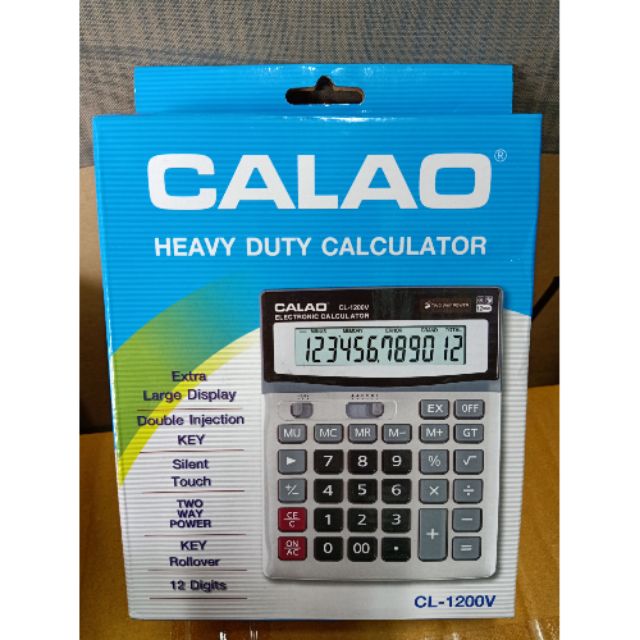 เครี่องคิดเลข-calao-12หลัก-cl-1200v