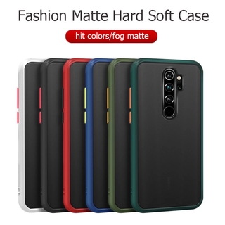 เคส Poco M3 X3 NFC เคส Redmi หมายเหตุ Xiaomi 9T 8 9s 9 Pro 9A 9C เคสแบบด้านกันกระแทก Frosted เคสโทรศัพท์โปร่งแสง