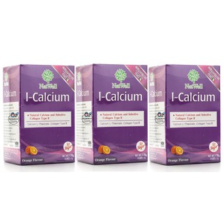 ภาพขนาดย่อของสินค้าExp.8/24 (กล่องละ10 ซองx3 กล่อง) NatWell I-Calcium แนทเวลล์ ไอ-แคลเซี่ยม เครื่องดื่มรสส้มชนิดผง