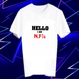 เสื้อยืดสีขาว สั่งทำ เสื้อยืด Fanmade เสื้อแฟนเมด FCB17-44 แฟนคลับ N.Flying (เอ็นฟลายอิ้ง) คือ N.Fia