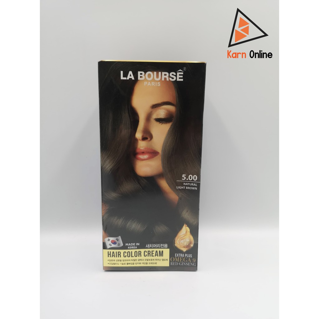 La Bourse Hair Color Cream ครีมเปลี่ยนสีผม ลาบูสส์ (มี 18 สี) Shopee