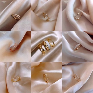 ภาพหน้าปกสินค้าชุดแหวนแฟชั่น สไตล์เกาหลี เรียบง่าย หวานแหวว เครื่องประดับ สําหรับผู้หญิง ที่เกี่ยวข้อง