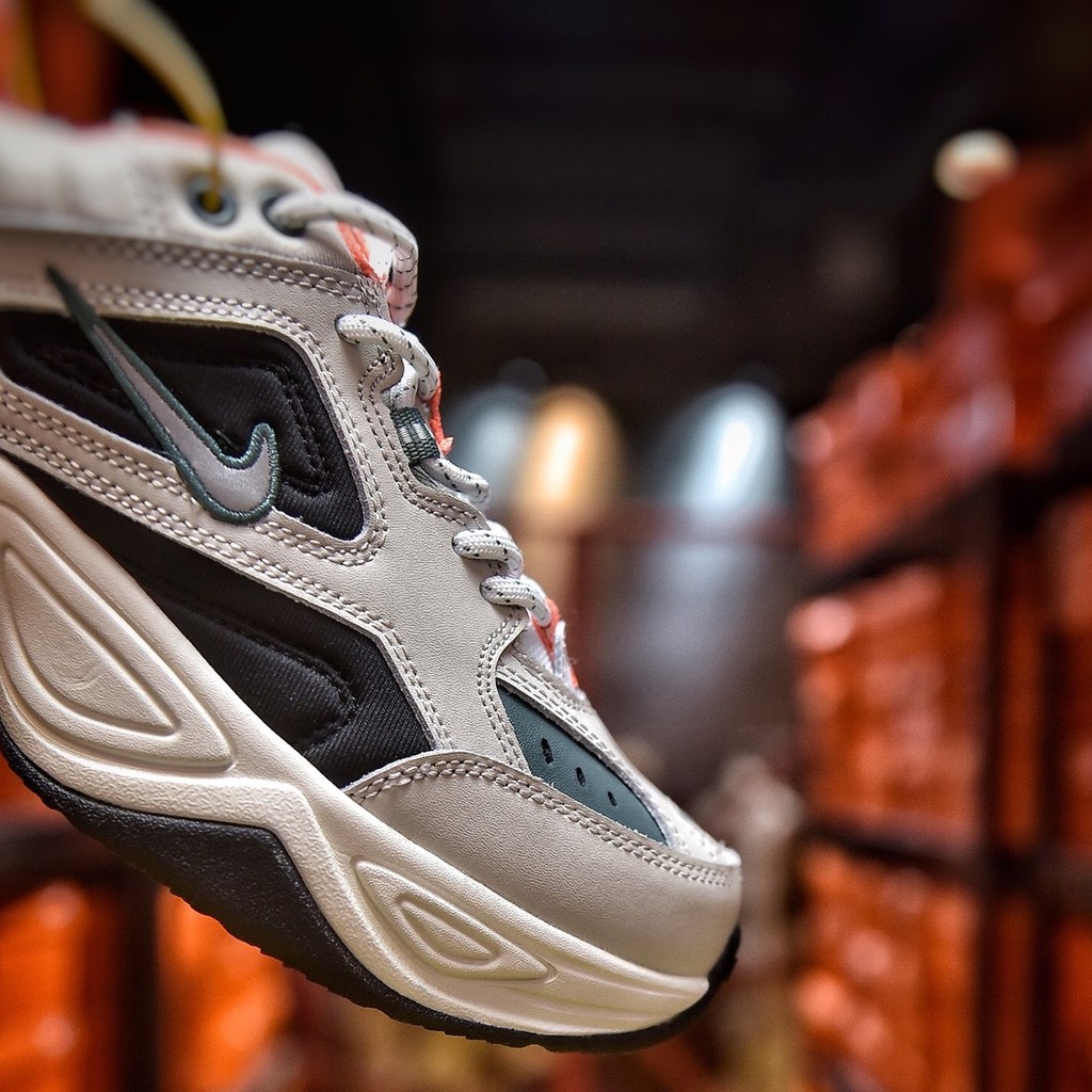 nike-air-monarch-m2k-tekno-แม่พิมพ์ใหม่นำเข้าวัสดุที่ระบุเย็บปักถักร้อยบนโลโก้เย็บปักถักร้อยรองเท้าสูงหนา