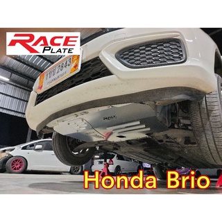 แผ่นปิดใต้ท้อง แผ่นปิดใต้ห้องเครื่องอลูมิเนียม Raceplate Undertray สำหรับ Honda Brio, Amaze