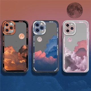 เคส Redmi 12C 10 10C 10A 9 9A 9T 9C 8 A1 Xiaomi MI POCO X5 X4 X3 NFC Pro 4G 5G M5s Redmi10 Redmi9 2021 2022 Transparent Protect Camera Dusk Clouds Soft Case