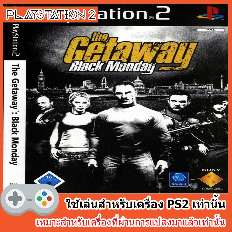 แผ่นเกมส์-ps2-the-getaway-black-monday