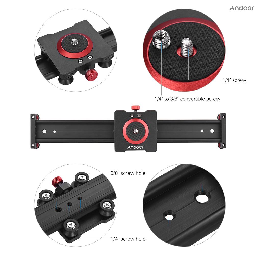 andoer-รางอลูมิเนียมอัลลอยด์-40-ซม-16-นิ้วสําหรับกล้อง-dslr-dv-ถ่ายภาพ-11lbs