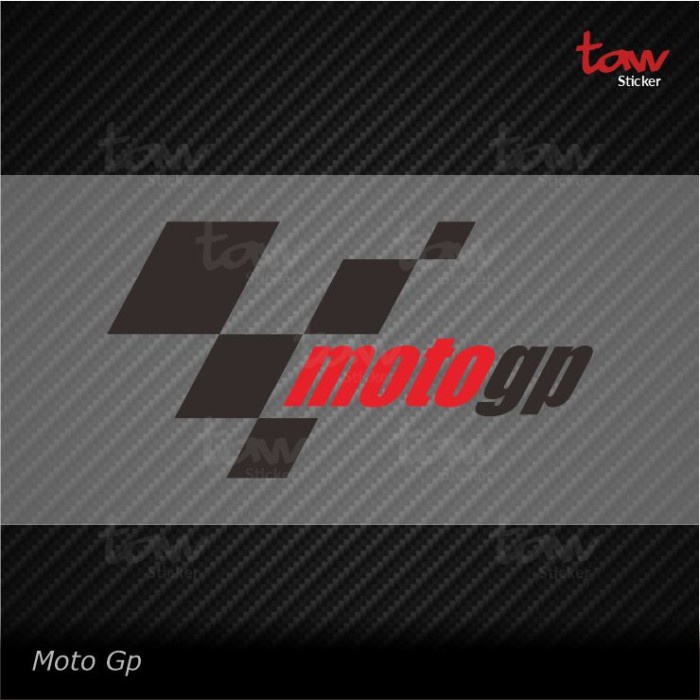 Moto Gp Cutting Sticker Car Motorcycle Laptop สติ๊กเกอร์ติดหน้าต่าง ...