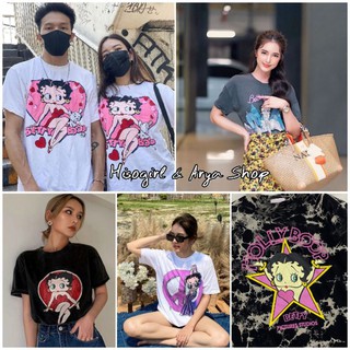 เสื้อยืดลาย Betty Boop สุดเก๋ สไตล์วินเทจ