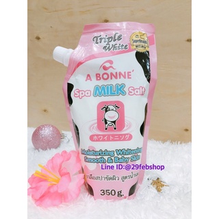 A Bonne Spa Milk Salt 350g. เกลือขัดผิวน้ำนม เอ บอนเน่