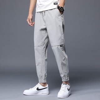 กางเกงขายาว JOGGER ผ้าฝ้าย (พร้อมส่ง)