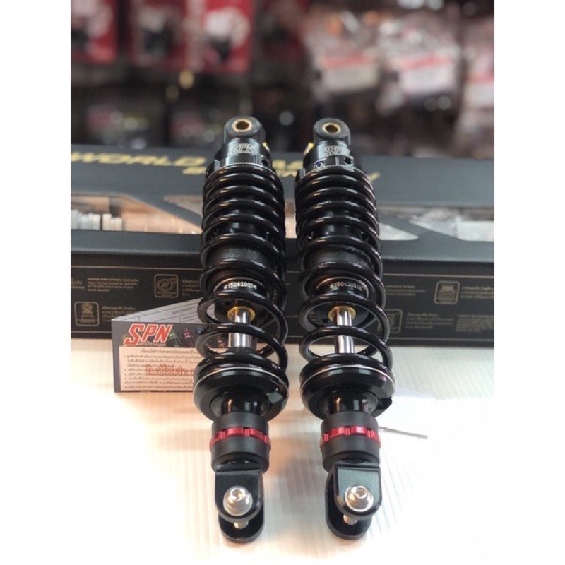 โช้คหลัง-spn-v-coulor-new-adjust-pcx-315-มิล-แก้ซแท้ปรับรีบาวล์ได้-มีรับประกัน-ใส่ตระกลูเวฟ-โช้คคู่ต่างๆ-โช้คแต่ง