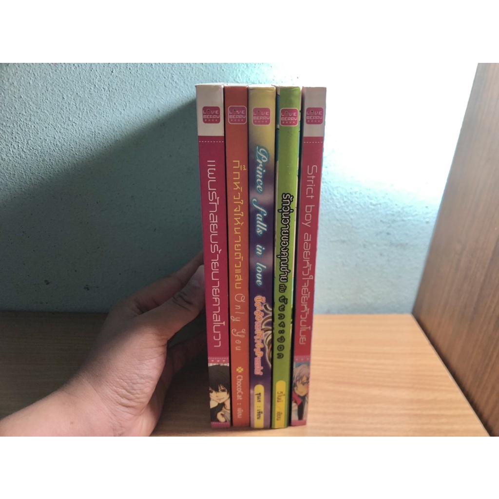 หนังสือนิยายโรแมนติกสนพเลิฟเบอร์รี่บุ๊ค-วัยรุ่นแนวรักใสๆๆ-หนังสือมือสอง-สภาพดี