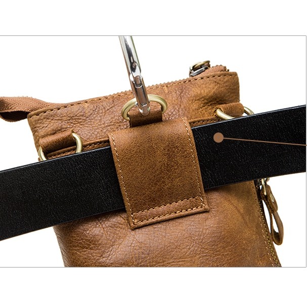 กระเป๋าคาดเข็มขัด-แบดน์-jarvoz-ร่นุ-ferro-waist-bag-สี-dark-brown
