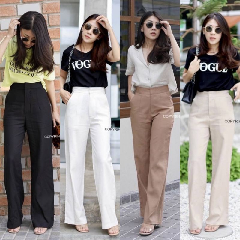 กางเกงลินินทรงbasic-ใส่สบาย-ใส่สวยทุกสี