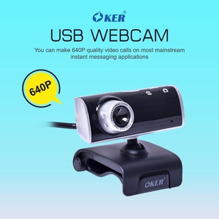 กล้องเว็บแคม Oker USB WEBCAM OE-B35