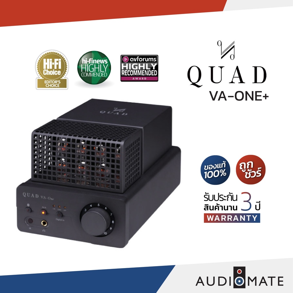 quad-va-one-integrated-tube-amplifier-รับประกัน-3-ปี-โดย-บริษัท-hifi-tower-audiomate