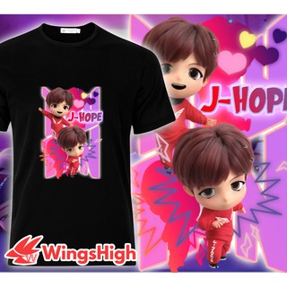 เสื้อผู้ชายเท่ - BTSTinyTanลิมิเต็ดอิดิชั่นการสร้างที่ไม่ซ้ํากันการพิมพ์กราฟิกเสื้อยืดสีดําRMJINSUG