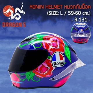 หมวกกันน็อค RONIN HELMET ทรงสปอท R-131 (ไซซ์ L รอบศรีษะขนาด 59-60 ซม.)