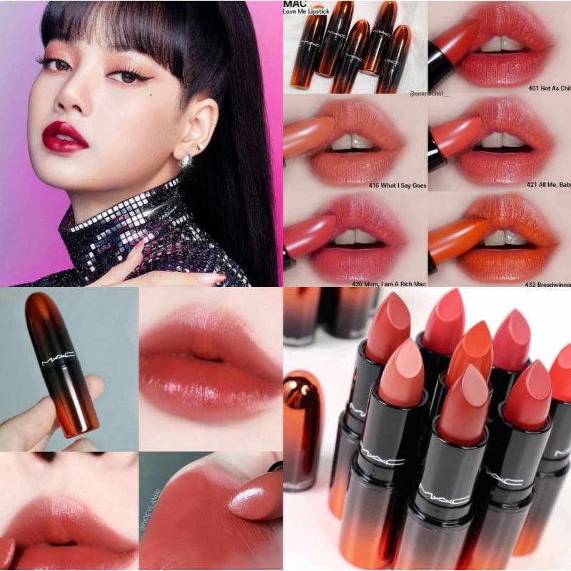 สวยยันปลอก!! เปิดตัว เม.ย.64 พบกับ 8 เฉดสีใหม่ โทนสีส้ม ของลิปรุ่น MAC Love  Me Lipstick สวยเเซ่บแบบลิซ่า😍 ของมันต้องมี!! | Shopee Thailand