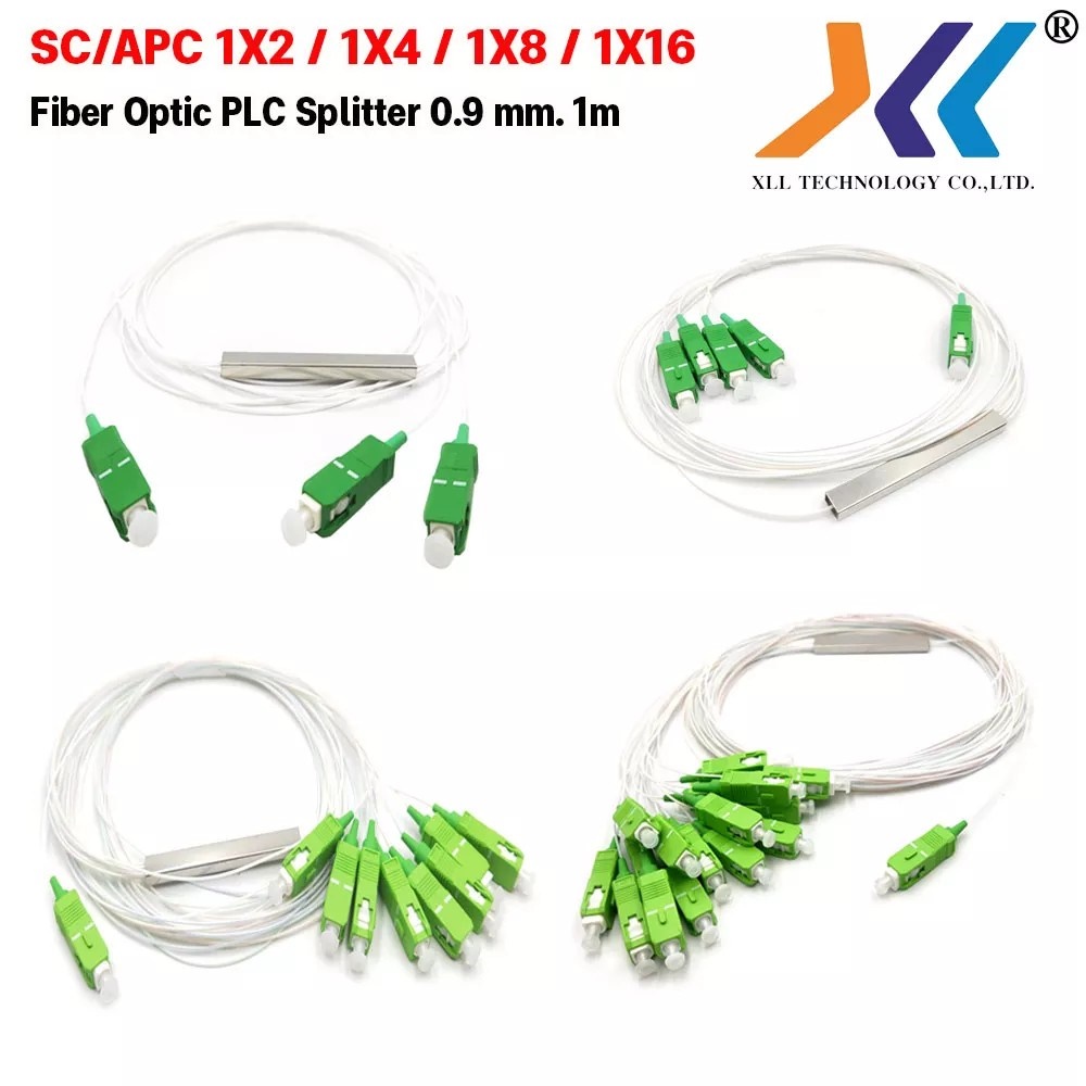 Splitter Optique Fibre SC/APC 1 Vers 4 - Monomode, Câble 1m (env. 3.3ft) - Occasion