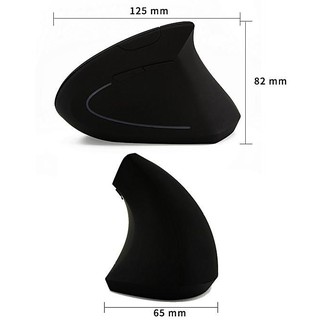 ภาพขนาดย่อของภาพหน้าปกสินค้าErgonomic Vertical Wireless Mouse (5th Gen ไร้สาย) - เมาส์สุขภาพ ลดการเมื่อยล้าข้อมือและฝ่ามือ จากร้าน pngshopth บน Shopee