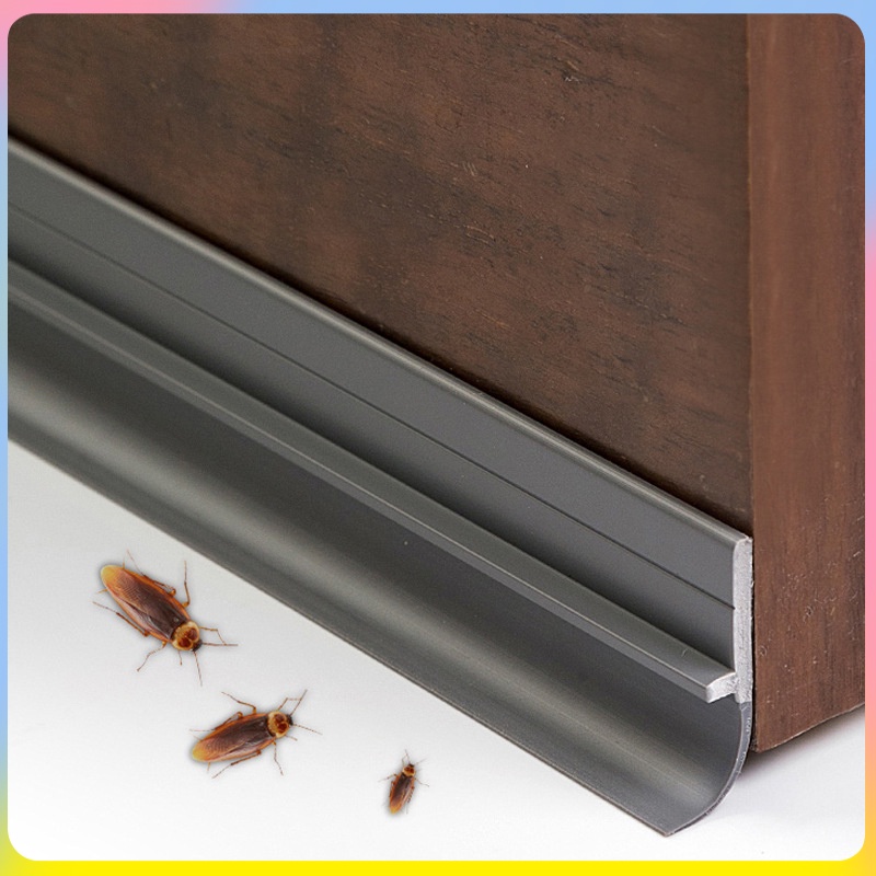 คิ้วกันแมลง-กันฝุ่น-คิ้วกาว-3m-ยาว1เมตร-สำหรับบ้านเรือนและห้องเช่า-รีสอร์ทตัดได้ตามขนาดของประตูในช่องว่าง-ยางกันแมลง