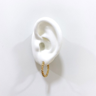 🇰🇷byyum🇰🇷 Handmade products in Korea [Surgical ring earrings with cut design]