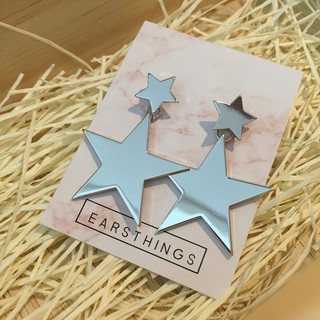 double stars earrings