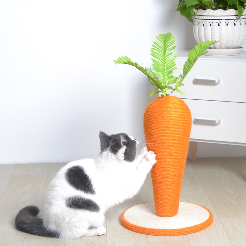 ที่ข่วนแครอท-ที่ลับเล็บรูปแครอท-ของเล่นแมว