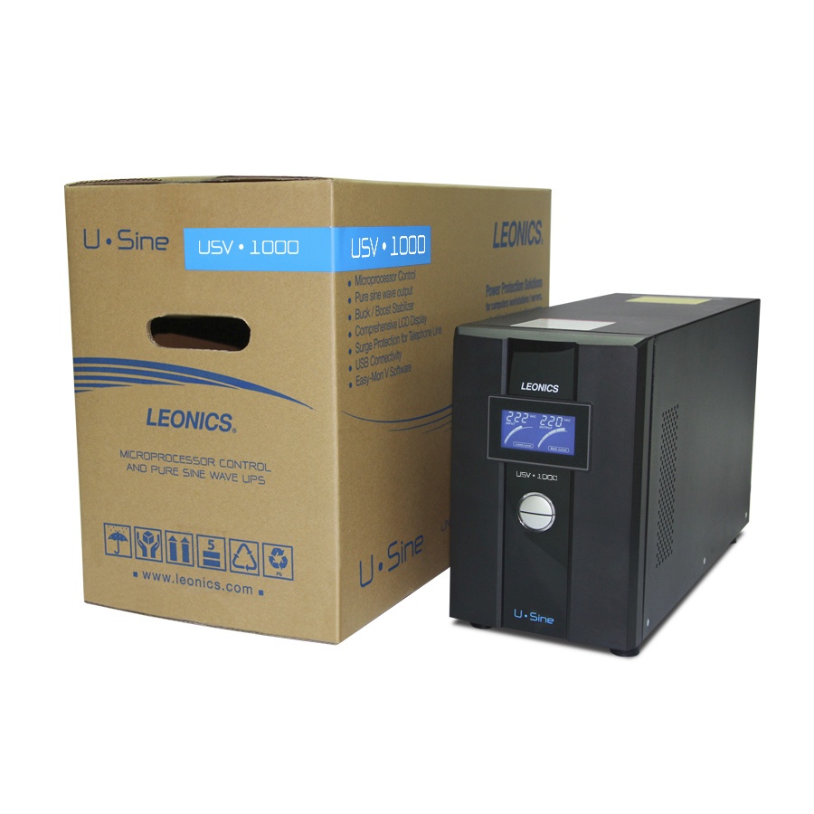 เครื่องสำรองไฟฟ้าลีโอนิคส์-ยูพีเอส-leonics-ups-รุ่น-usv-1000-ขนาด-1000va-600watt-มอก-1291-2553