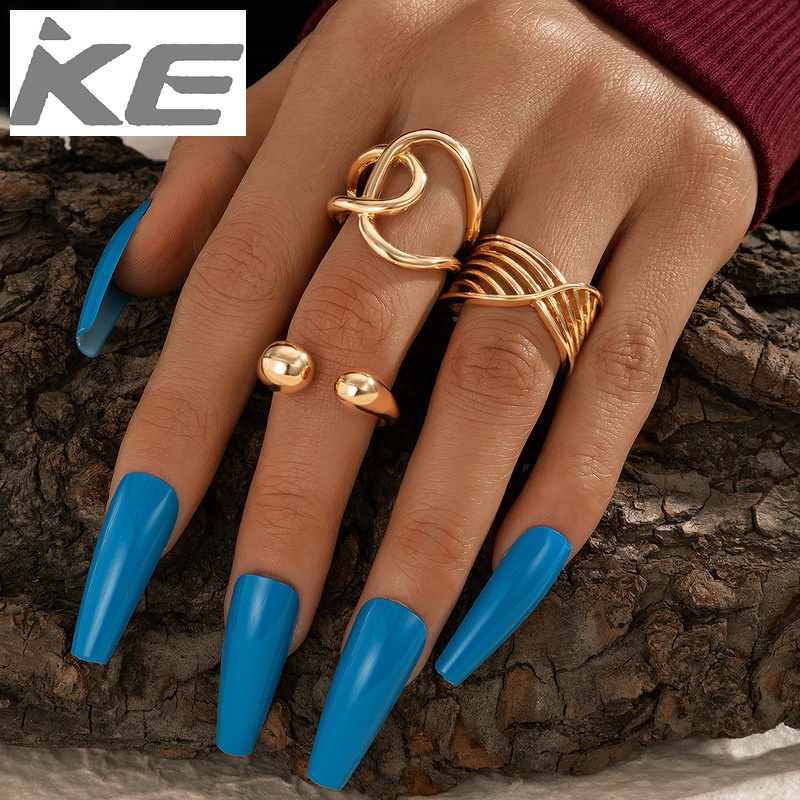 accessories-set-of-3-cross-spiral-geometric-gold-open-rings-for-girls-for-women-low-price