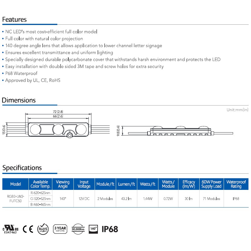 ลดล้างสต๊อก-ไฟโมดูล-ncled-module-5050-rgb-เปลี่ยนสี-ไฟป้าย-ไฟตัวอักษร-ของผลิตเกาหลี