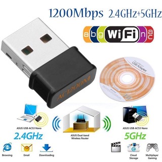 1200Mbps 802.11ACusb wi-fi adapter Dual Band 2.4Ghz/5Ghz USB Wireless/WiFi AC